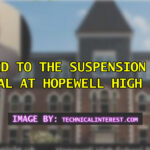 What Led to the Suspension of the Principal at Hopewell High School?