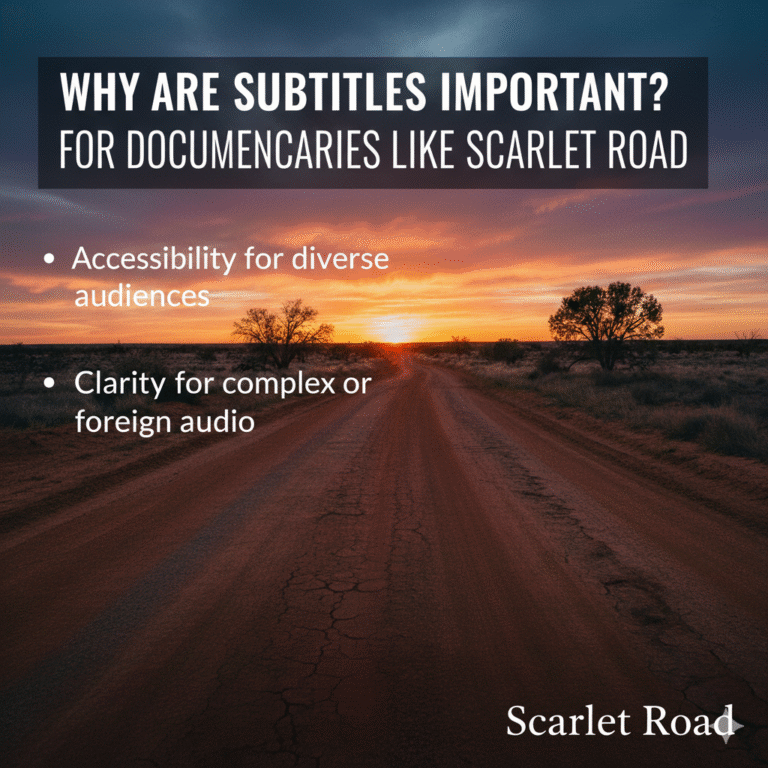 Why Are Subtitles Important for Documentaries Like Scarlet Road?