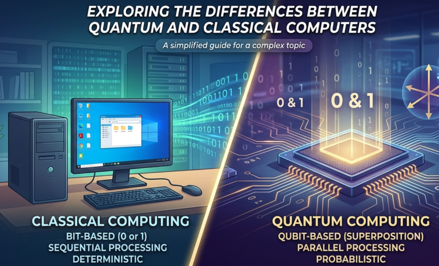 Exploring the Differences Between Quantum and Classical Computers