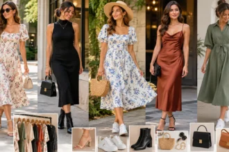 How to Style MIDI Dresses A Simple Style Guide